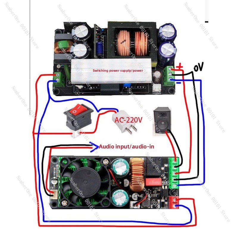 Hifi Amplifier Board - Плата моноусилителя класса D IRS2092S мощностью