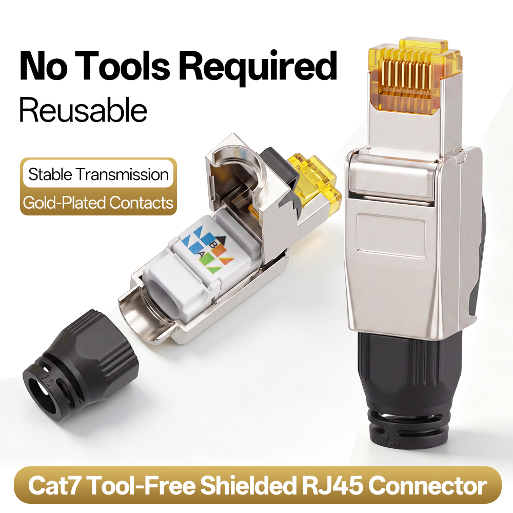 Rj45 Jack - Разъем RJ45 Cat7, не требующий инструментов,