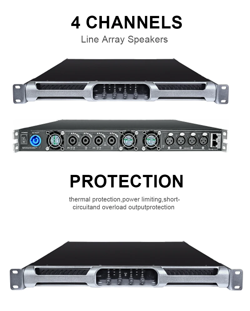 Class D Amplifier - TLF PFA12KLedПрофессиональное аудиооборудование переменного тока 85–260