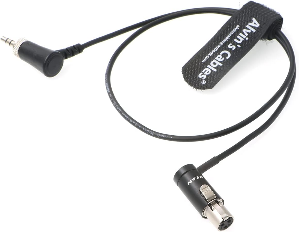 Trs Cable - Низкопрофильный аудиокабель TA3F Mini-XLR, 3-контактный разъем