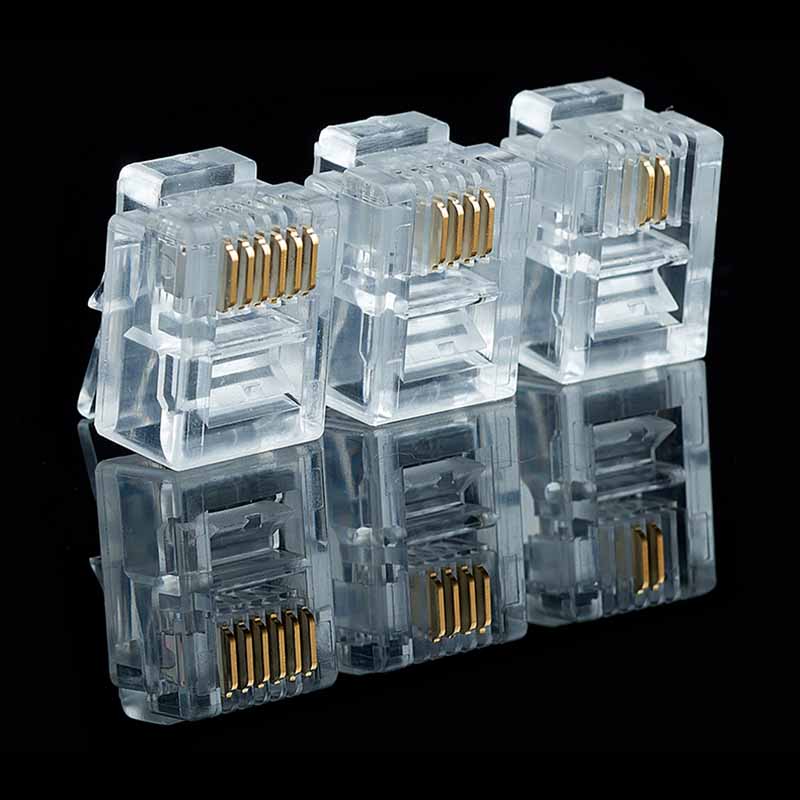 Rj45 Jack - 20/50/100 шт. RJ11 6P2C 6P4C 6P6C