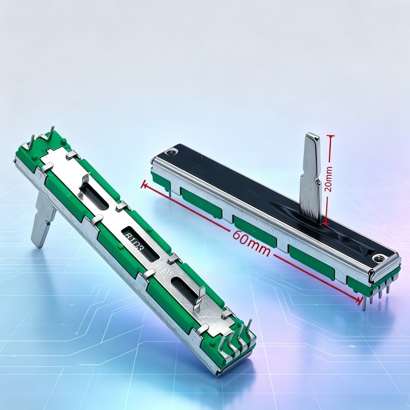 Potentiometer 10K - 1 шт. 6-контактный линейный потенциометр-слайдер DCV1024