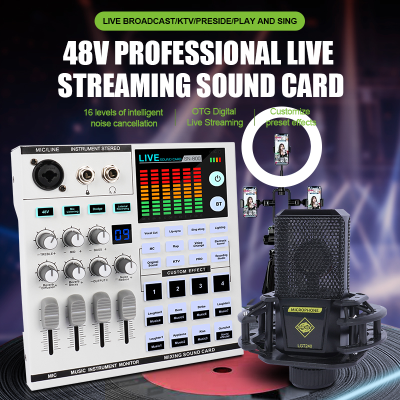 Audio Interface - Аудиоинтерфейсный комплект с беспроводным микрофоном U68,