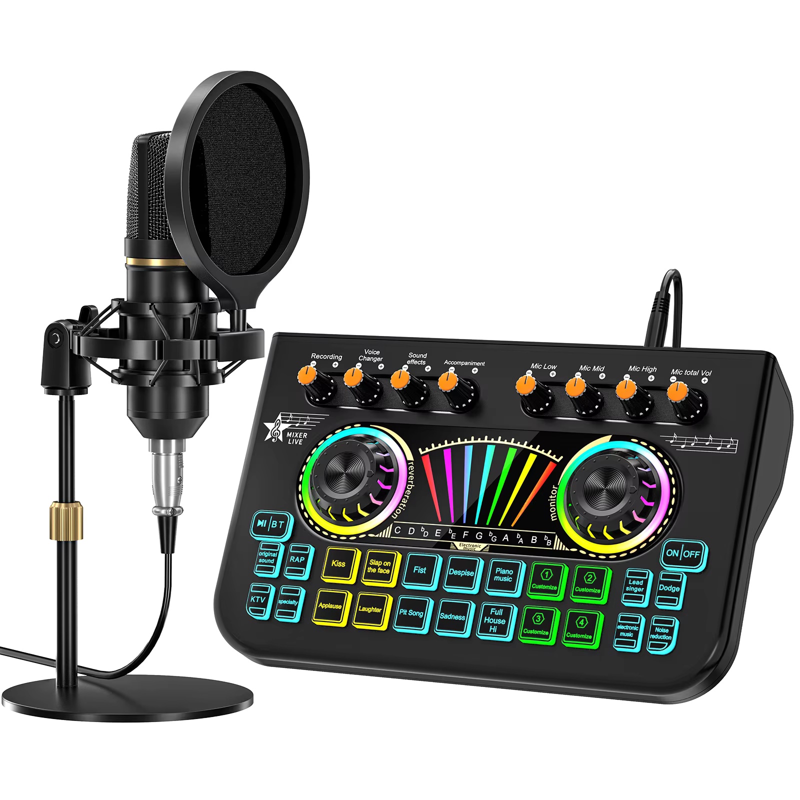 Microphone Capsule - Комплект микрофона для подкастов Tenlamp X3