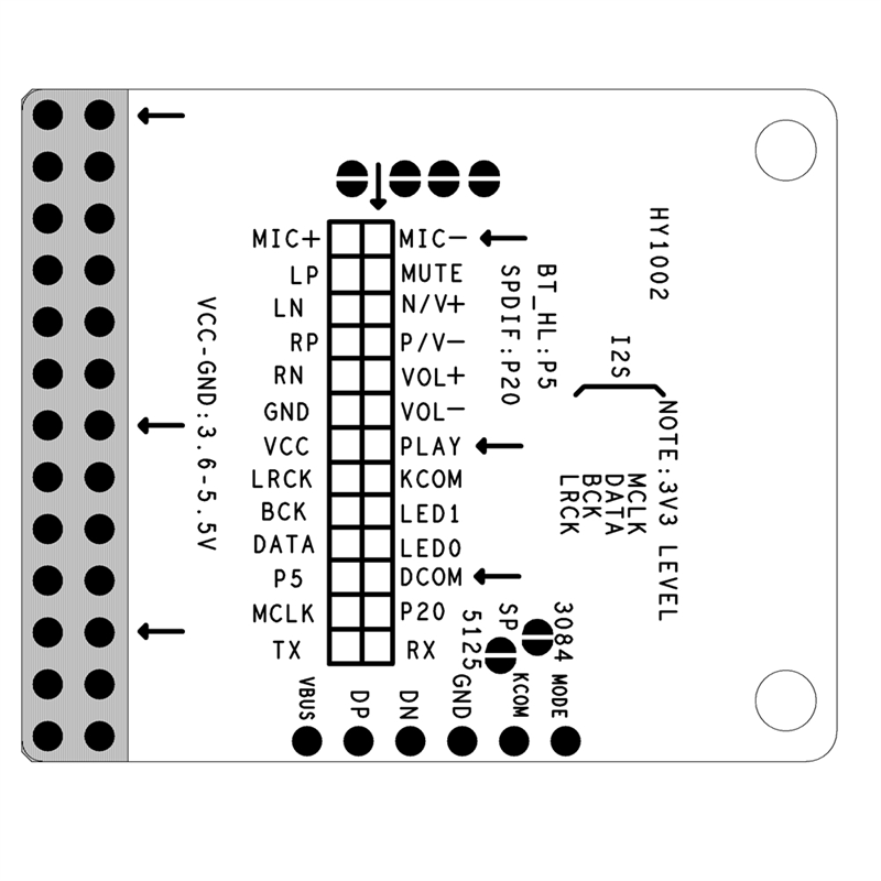 A46M-QCC3034 Bluetooth 5.1 APT – обзор и цена Sbc Audio Amplifier