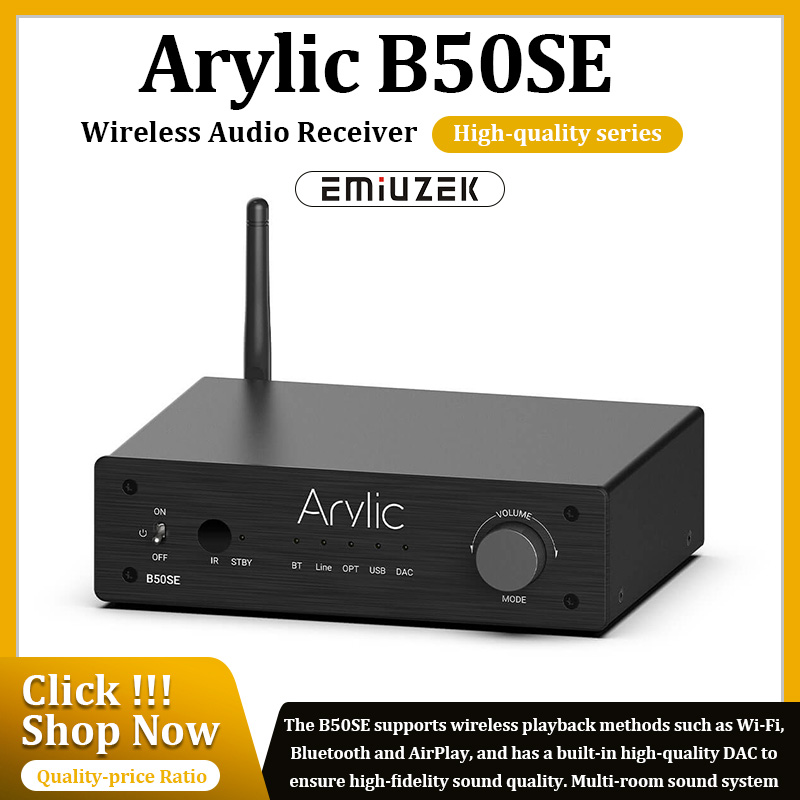 Arylic-B50 SE Bluetooth-ресиве – обзор и цена Class D Amplifier