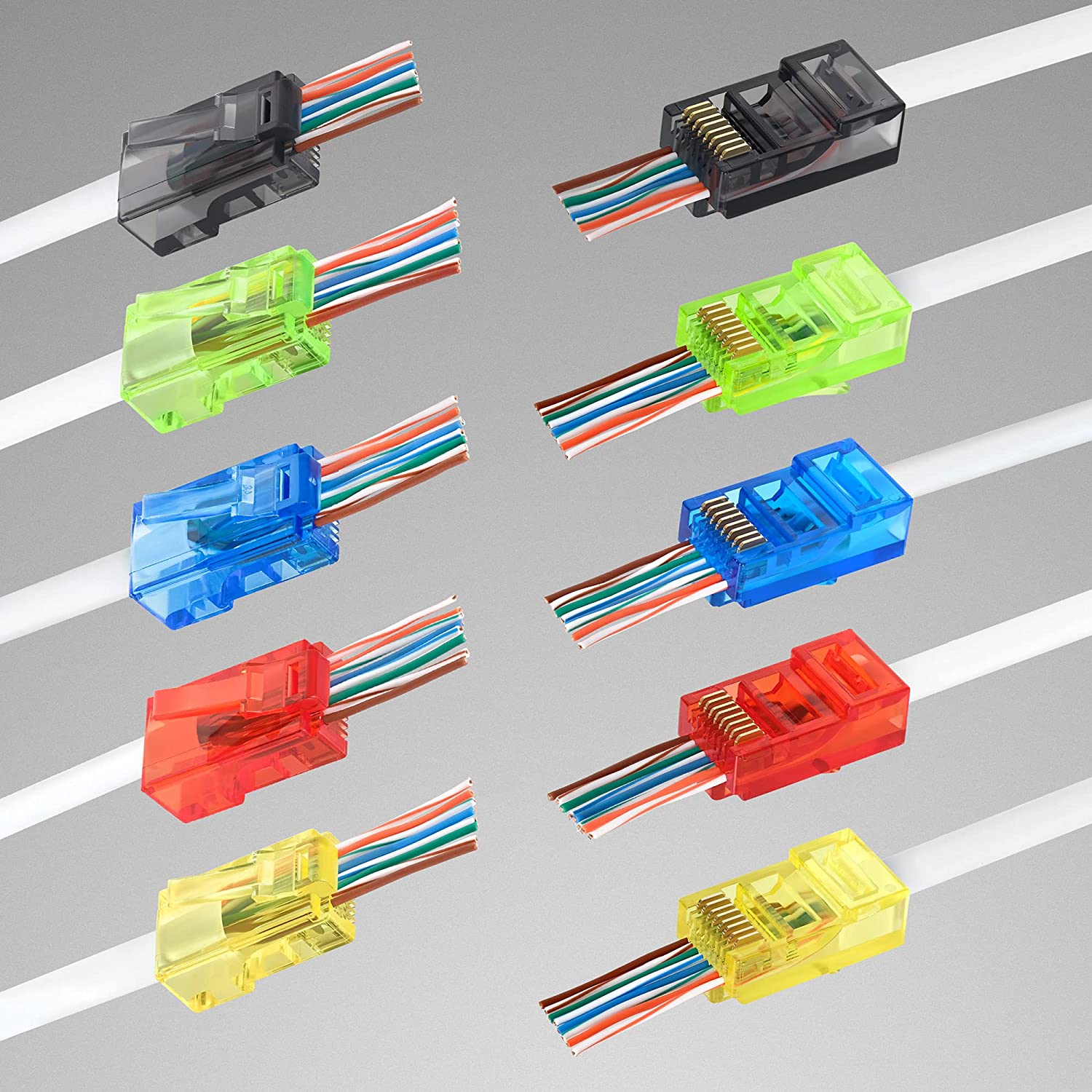 ZoeRax 100 шт. разъемы RJ45 Ca – обзор и цена Rj45 Jack