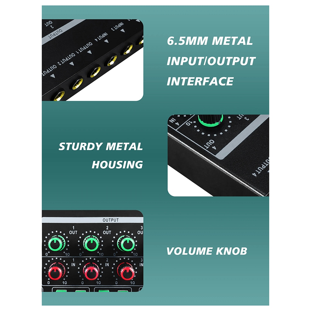 (MEOF) -LQ04 4-канальный микше – обзор и цена Audio Interface