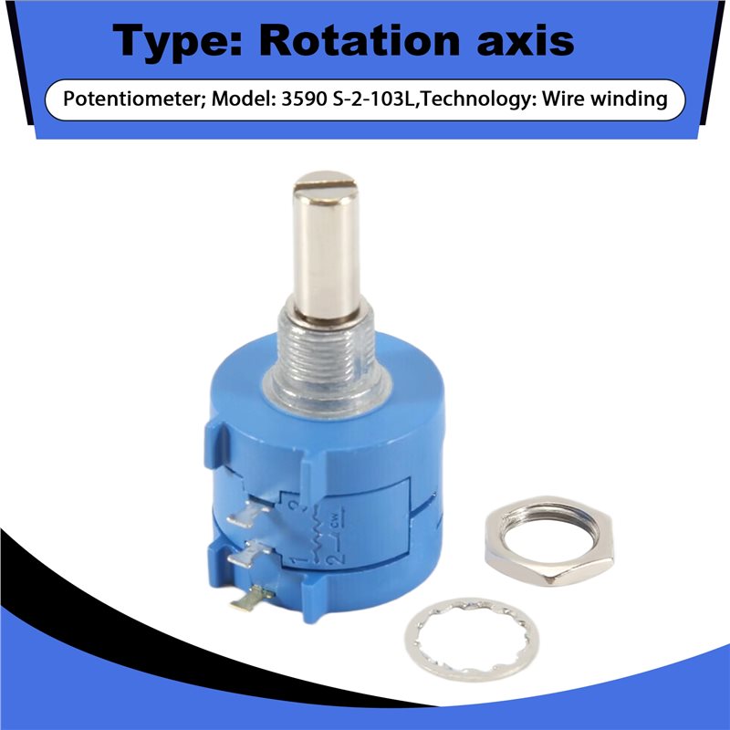 M01K 3590S-2-103L Прецизионный – обзор и цена Potentiometer 10K