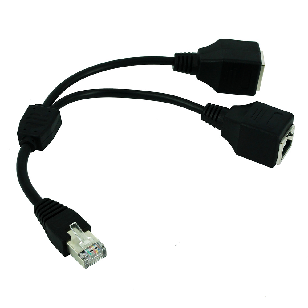 RJ45 1 штекер на 2 гнезда LAN- – обзор и цена Rj45 Jack