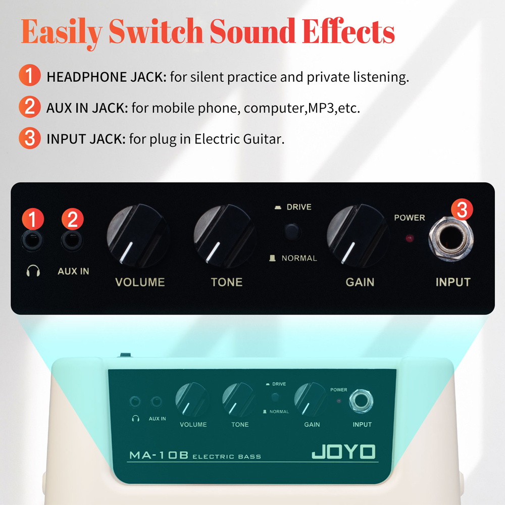 JOYO MA-10B Мини-усилитель бас – обзор и цена Speaker Terminal
