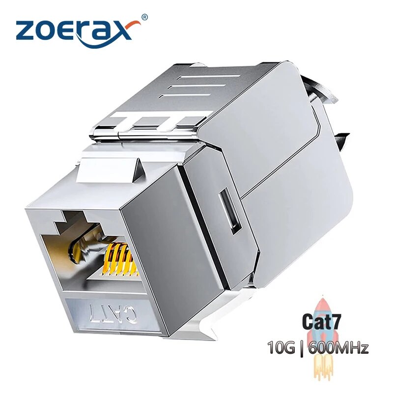 ZOERAX Cat6a Cat7 Keystone Jac – обзор и цена Rj45 Jack